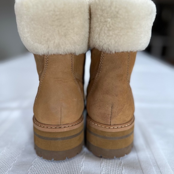 Timberland Courmayeur Valley 6" Waterproof Boots Dark Sand - Picture 4 of 11